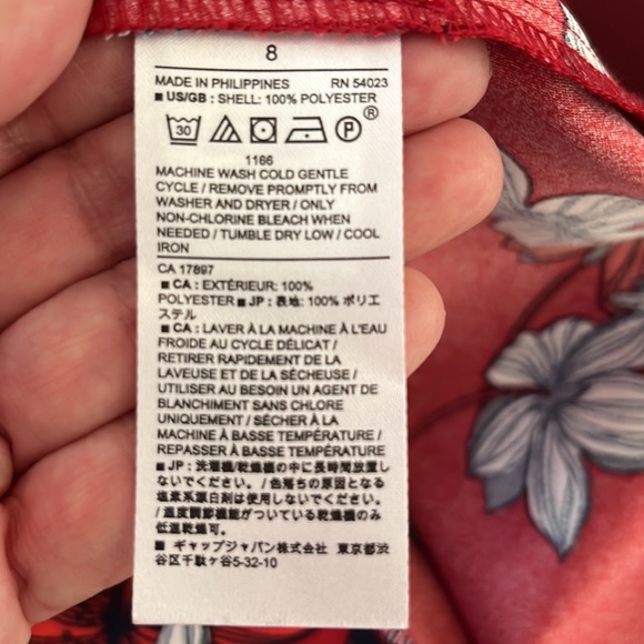 Banana Republic Floral shift dress Size 8 - Picture 7 of 10